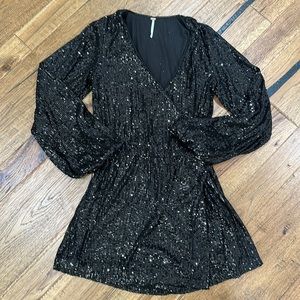 Free People Sequin Christa Romper